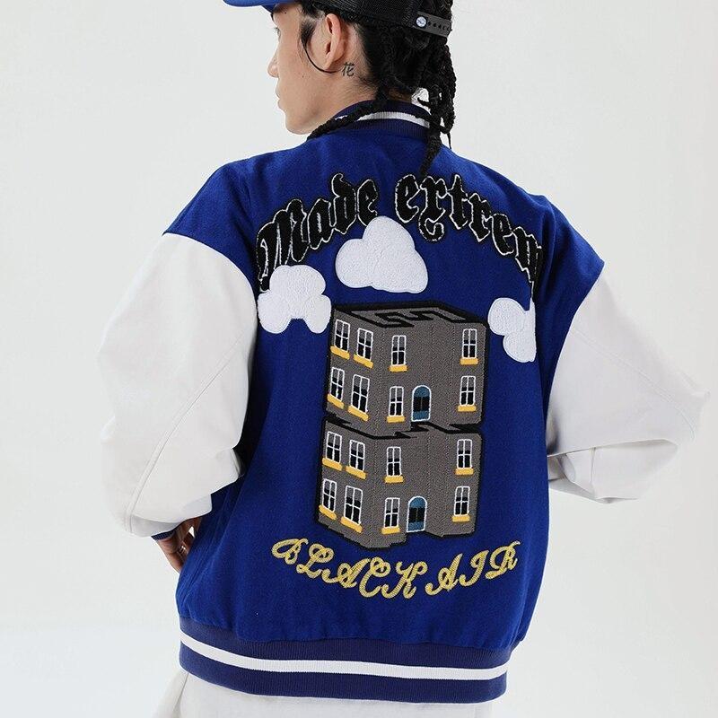 Giacca Teddy vintage da football americano