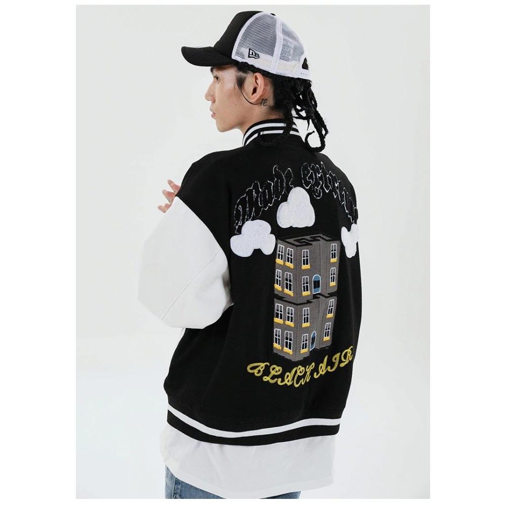 Giacca Teddy vintage da football americano