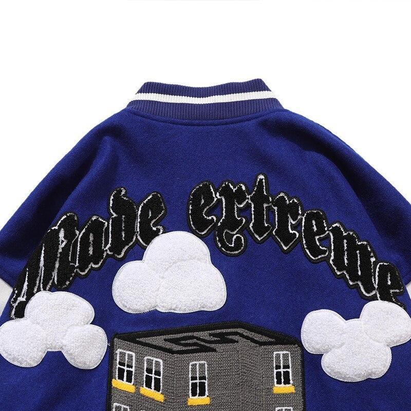 Giacca Teddy vintage da football americano