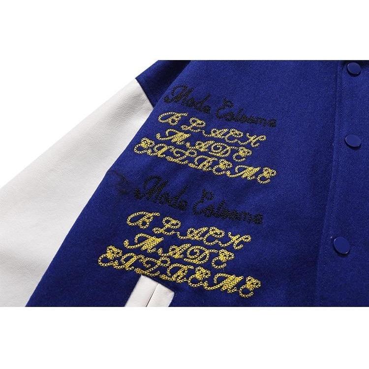 Giacca Teddy vintage da football americano