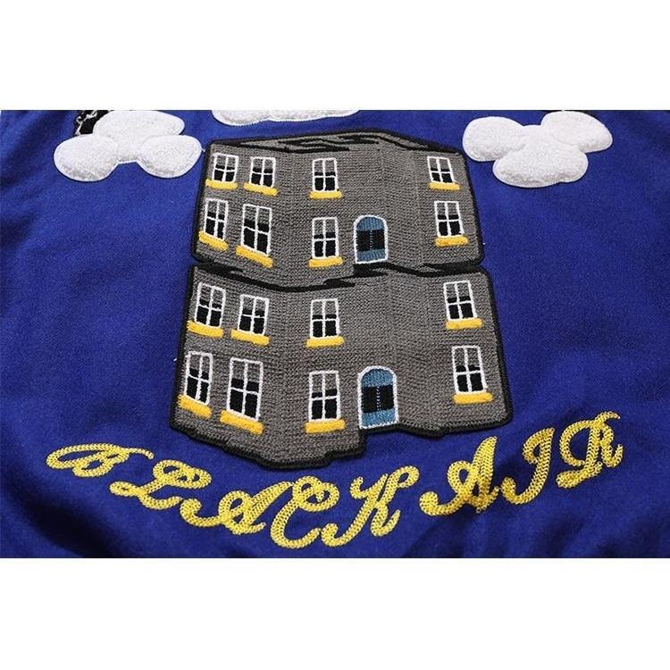 Giacca Teddy vintage da football americano