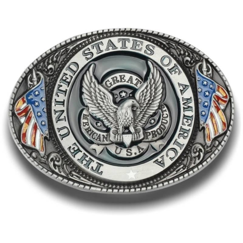 Fibbia per cintura vintage americana