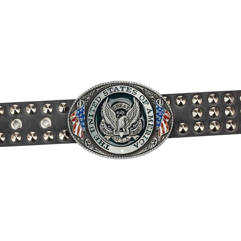 Fibbia per cintura vintage americana