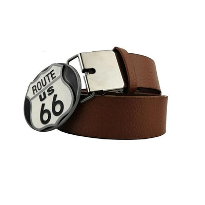 Fibbia per cintura vintage Route 66