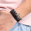 Bracciale vintage in pelle indiana