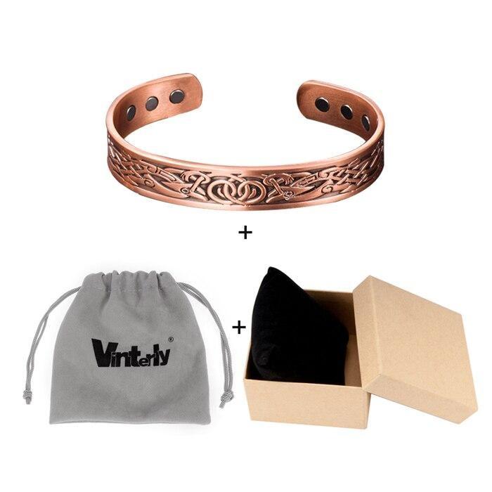 Bracciale vintage in rame indiano