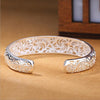 Bracciale bangle vintage in argento indiano