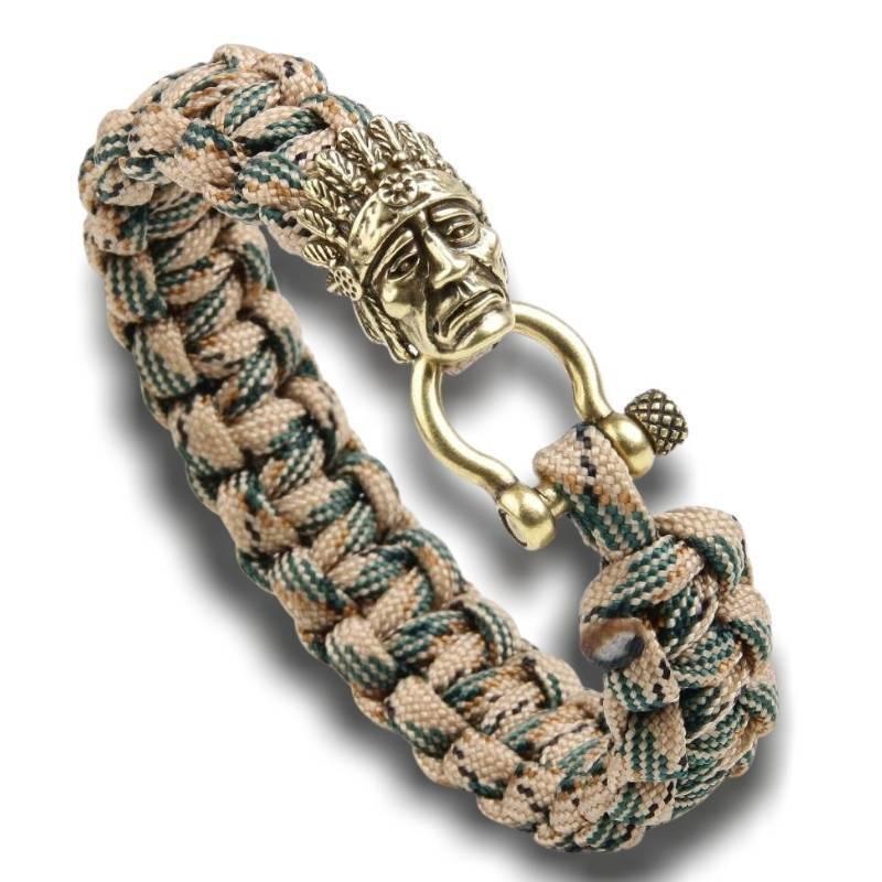 Bracciale testa indiana vintage