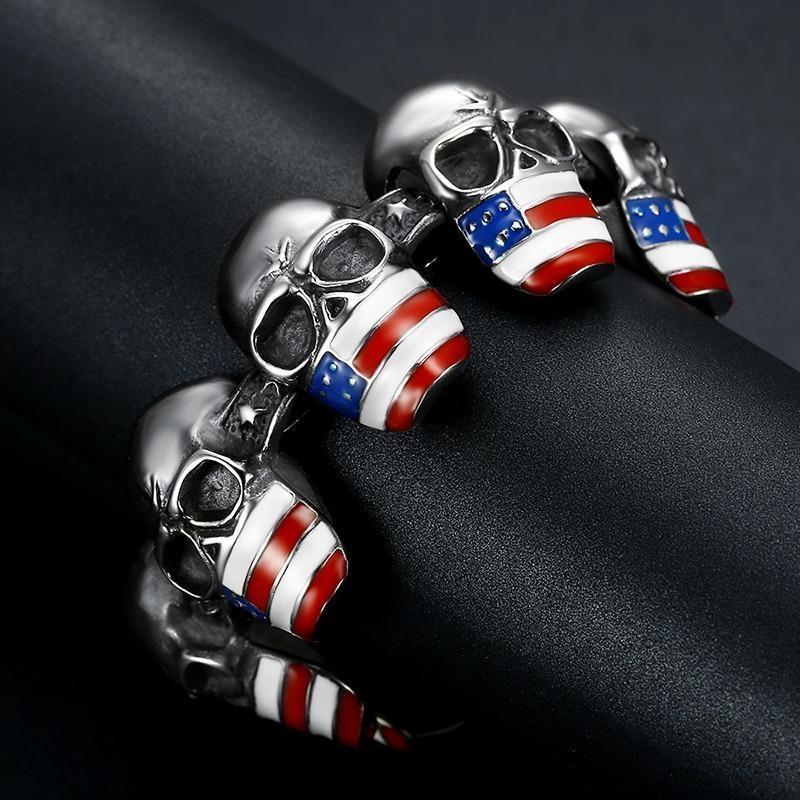 Bracciale teschio vintage