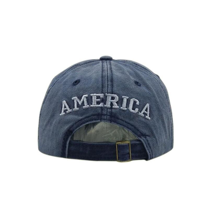 Cappellino vintage con bandiera americana