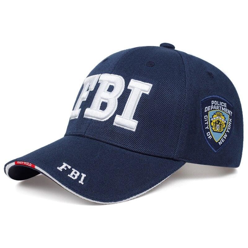 Cappellino blu vintage dell'FBI