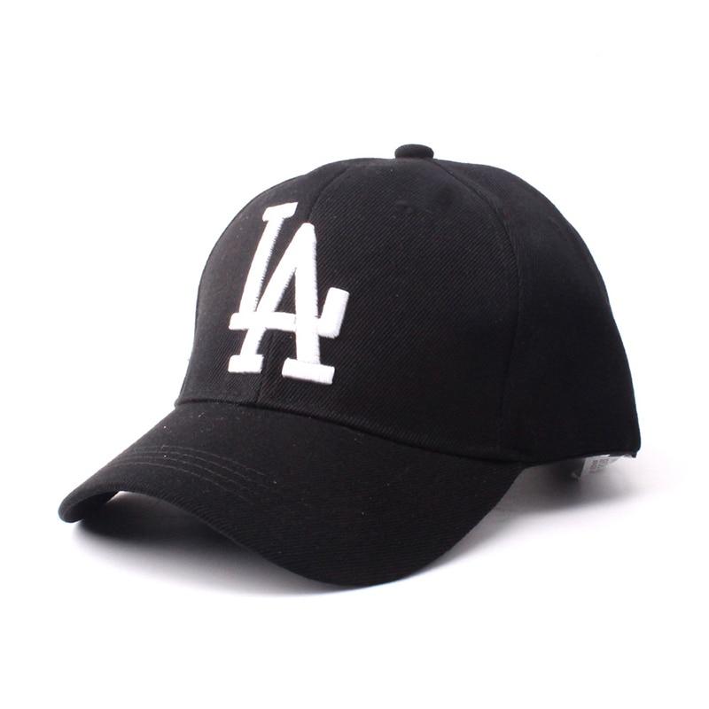 Cappellino vintage in bianco e nero di Los Angeles