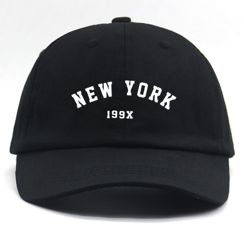 Cappellino New York vintage da uomo nero
