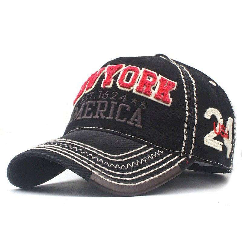 Cappellino vintage New York rosso e nero