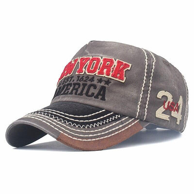 Cappellino vintage New York rosso e nero