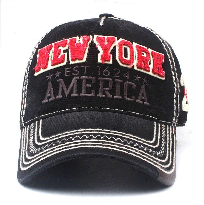 Cappellino vintage New York rosso e nero