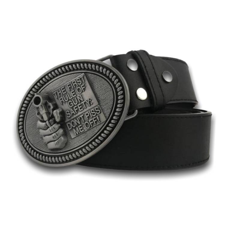 Cintura da cowboy vintage con pistola