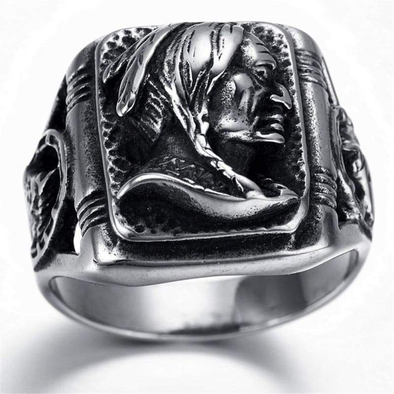 Anello con sigillo vintage indiano