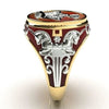 Anello con sigillo USA vintage