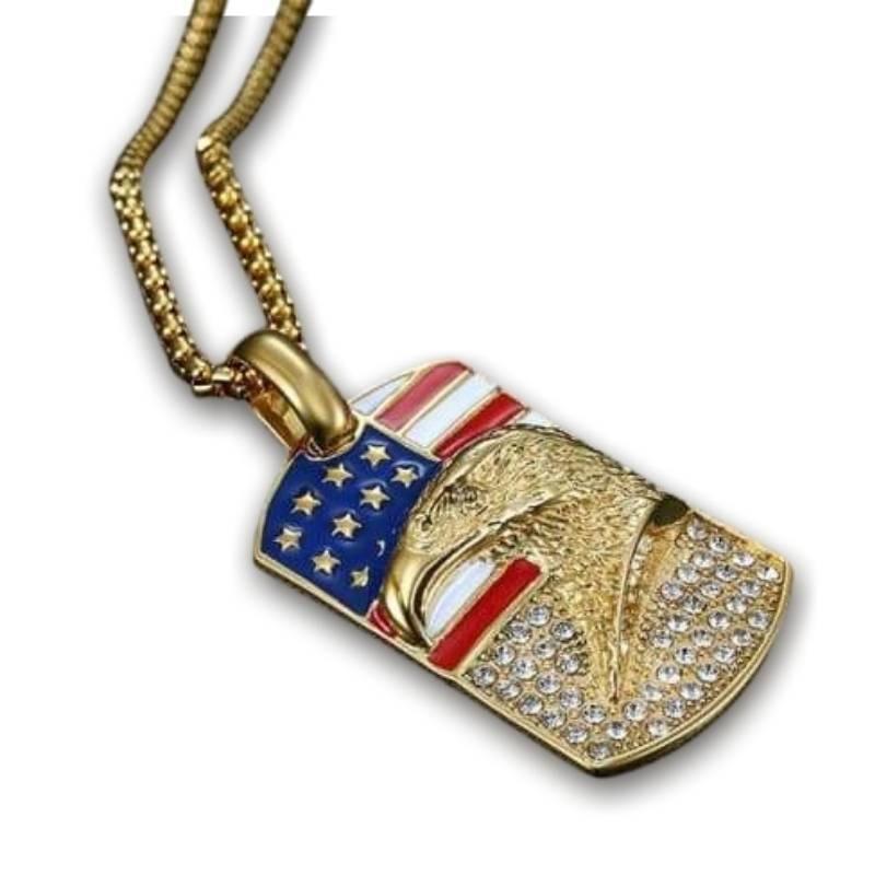 Collana Vintage Aquila d'Oro