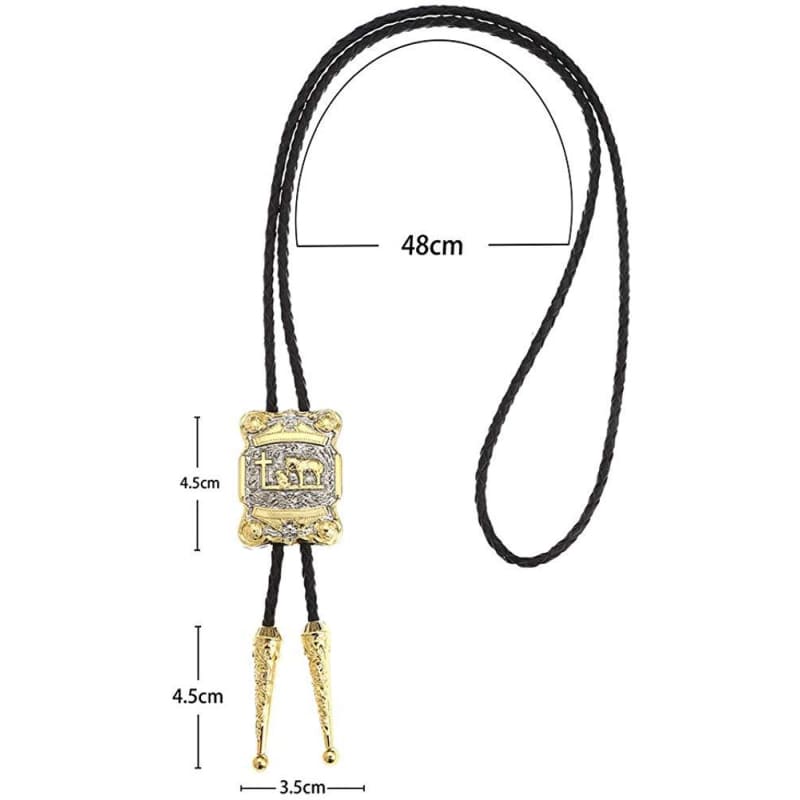 Collana vintage con cavallo americano