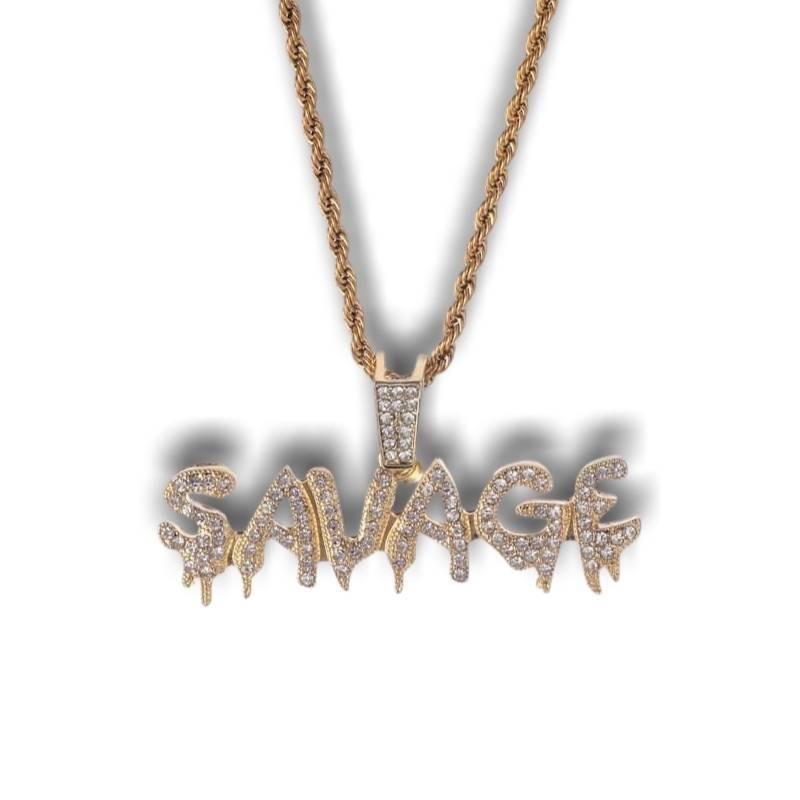 Collana vintage Bling Bling Rap