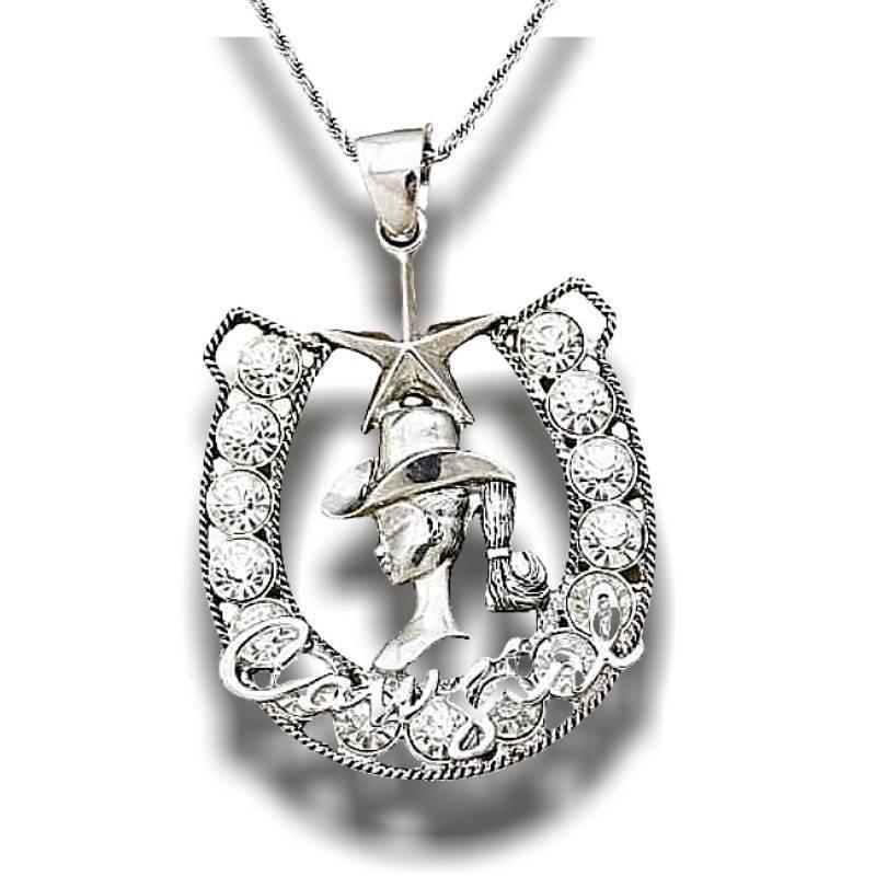 Collana da caccia vintage a cavallo occidentale