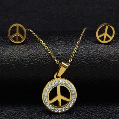 Collana vintage pace e amore ORO