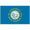Bandiera dell'annata del Sud Dakota