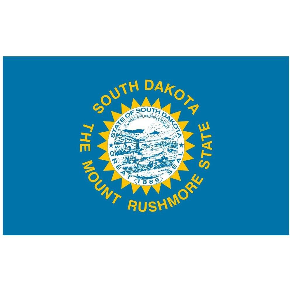 Bandiera dell'annata del Sud Dakota