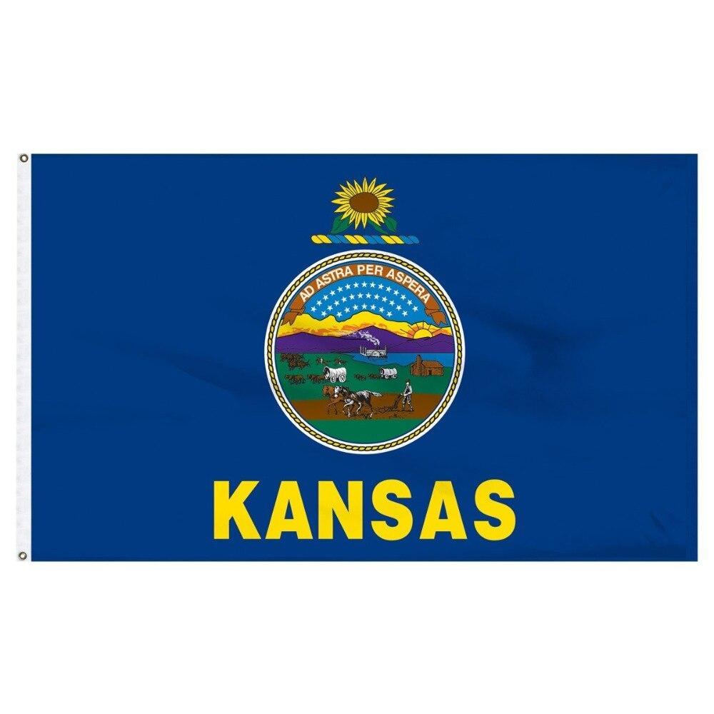 Bandiera dell'annata del Kansas