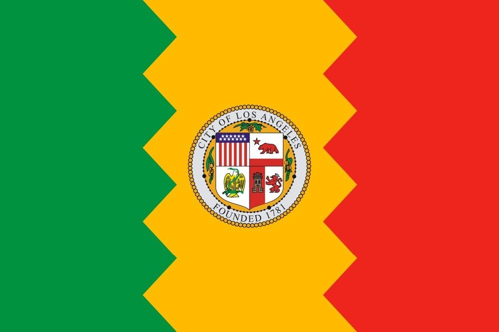 Bandiera Vintage di Los Angeles