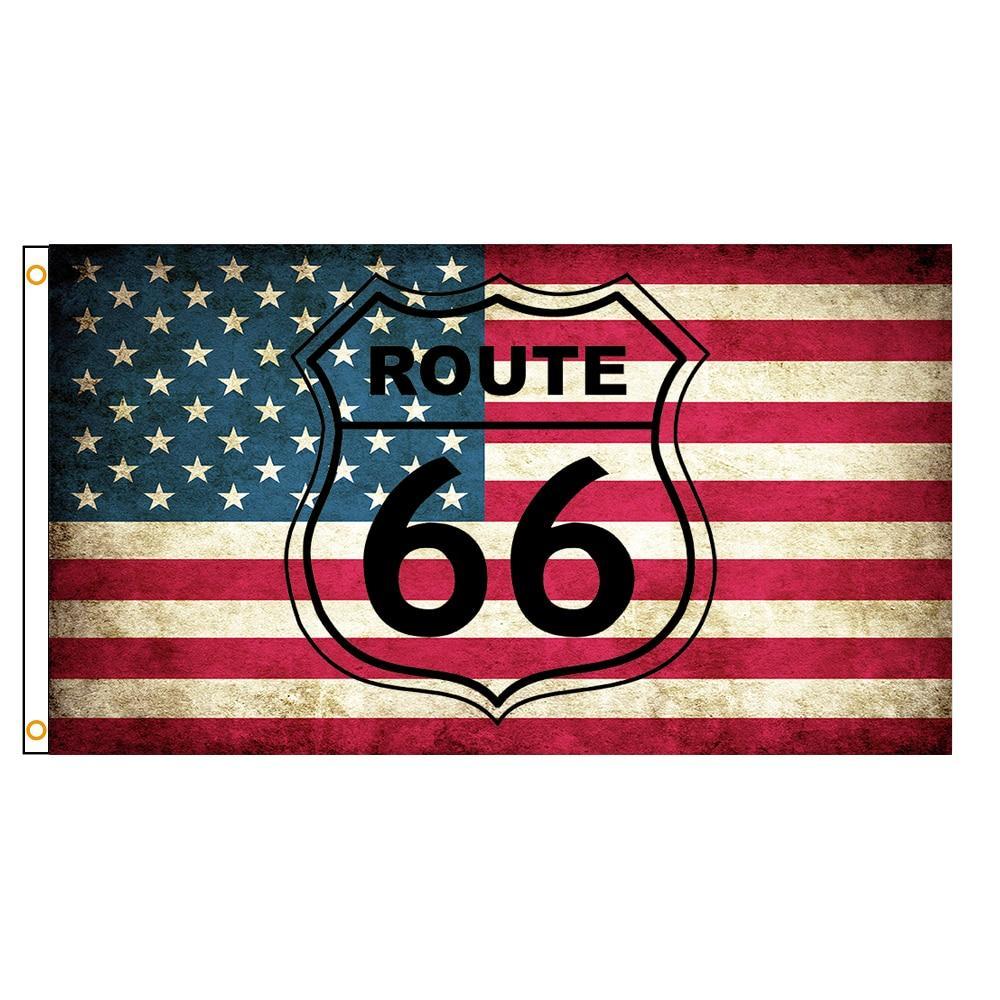 Bandiera dell'annata Route 66