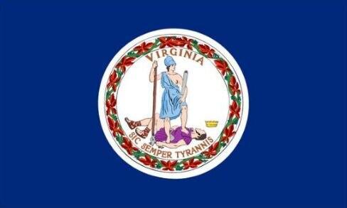Bandiera Vintage della Virginia