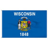 Bandiera dell'annata del Wisconsin