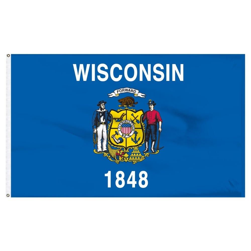 Bandiera dell'annata del Wisconsin
