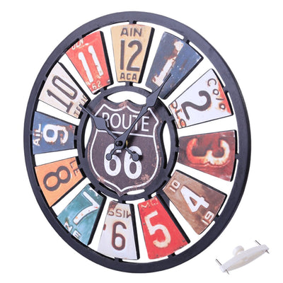 Orologio da parete vintage Route 66