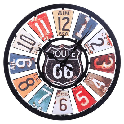 Orologio da parete vintage Route 66