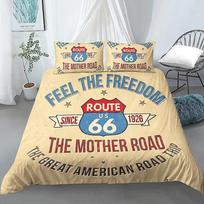Copripiumino vintage Route 66