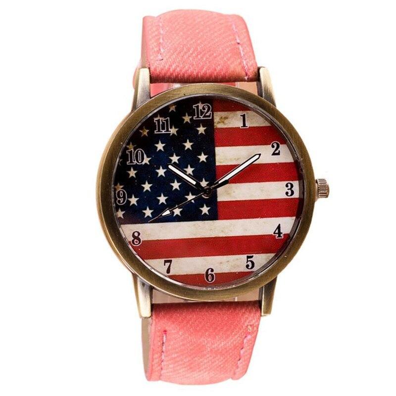 Orologio Vintage Con Bandiera Americana