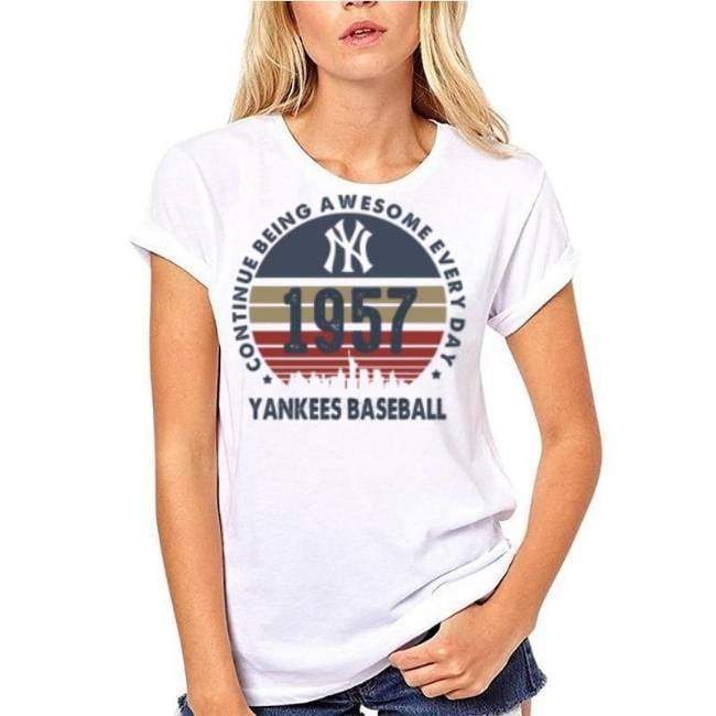 Maglietta da baseball vintage dei New York Yankees