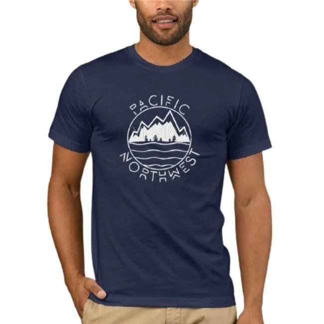 Maglietta vintage della costa del Pacifico