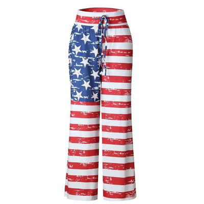 Pantaloni vintage con bandiera americana