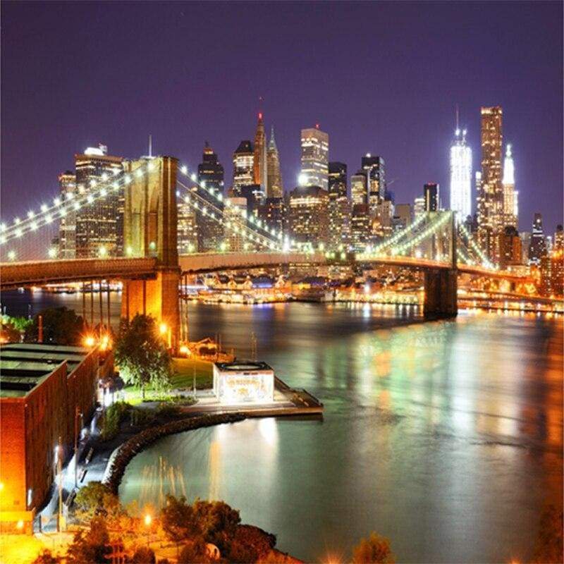 Carta da parati vintage per adolescenti di New York