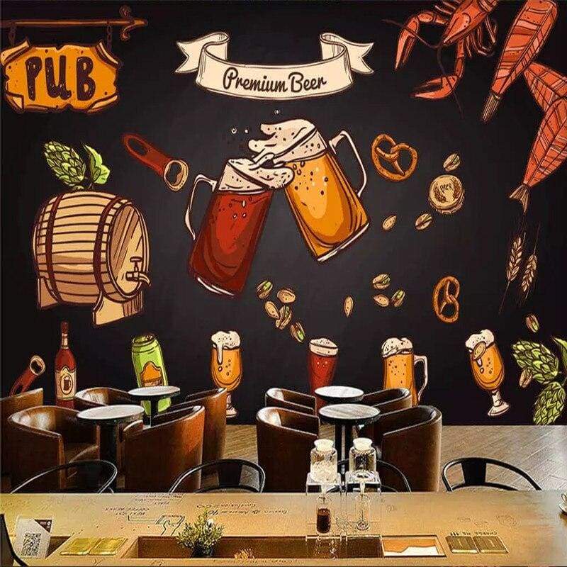 Sfondo di birra Vintage