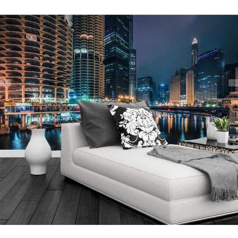 Carta da parati vintage di Chicago