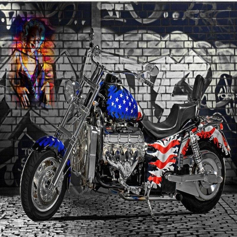 Carta da parati vintage bandiera americana