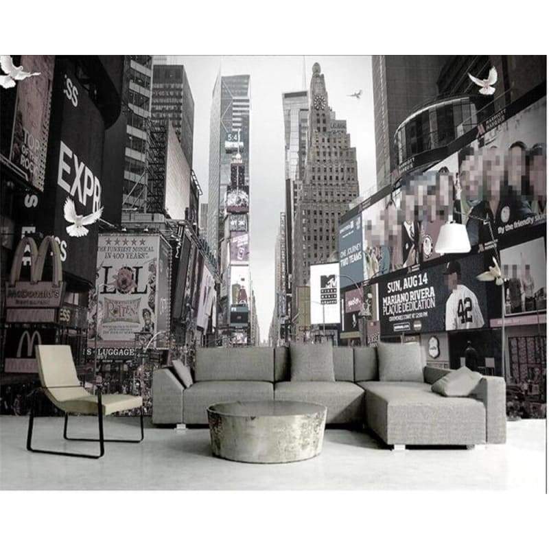 Grande carta da parati vintage di New York