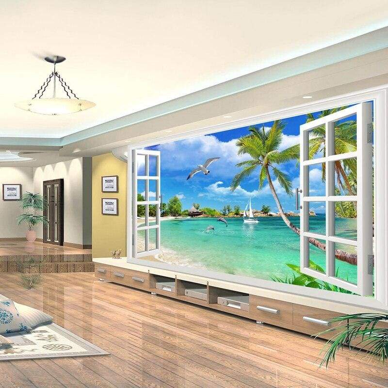 Carta da parati vintage Hawaii