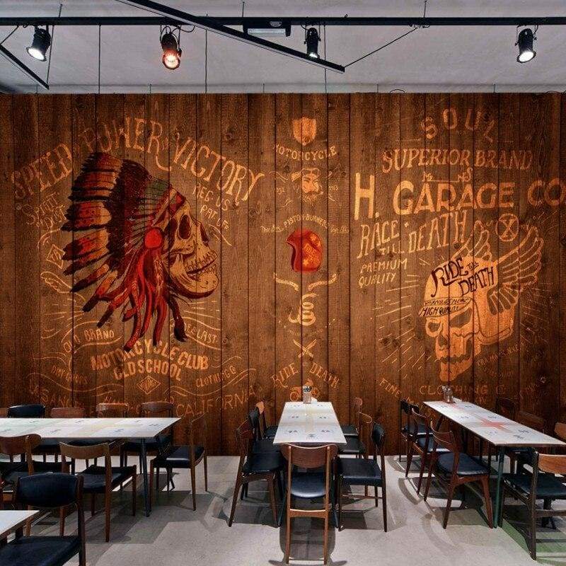 Carta da parati vintage indiana